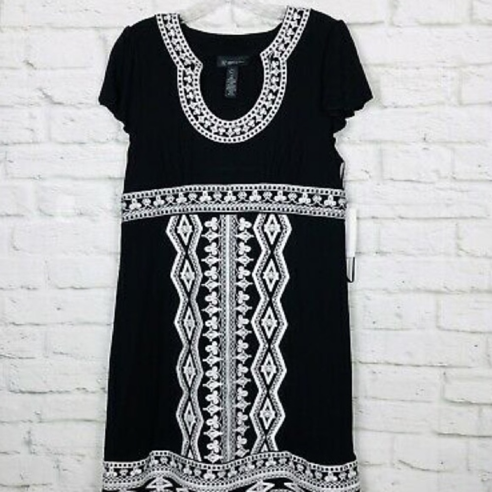 INC embroidered dress